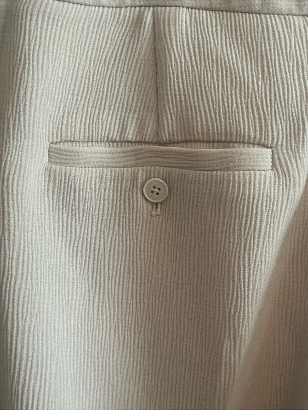 Club Monaco Ankle Pant Soft Pink Textured High-Rise – Size 4 - Picture 5 of 10